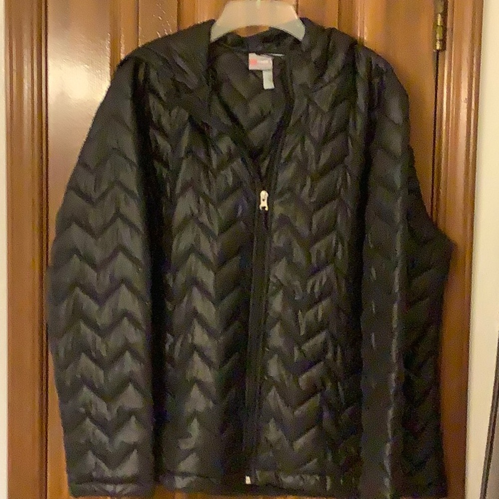 Black Nylon Jacket Polyester Filled - image 1